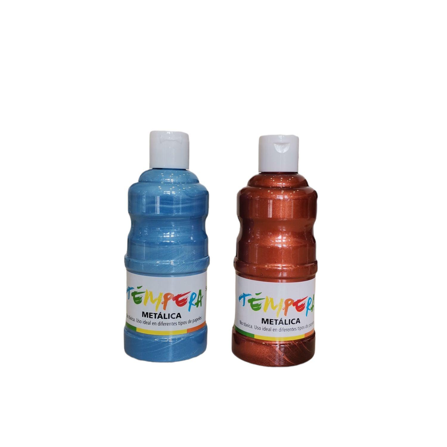 Set De 4 Témperas Metálicas 250 ml.-2