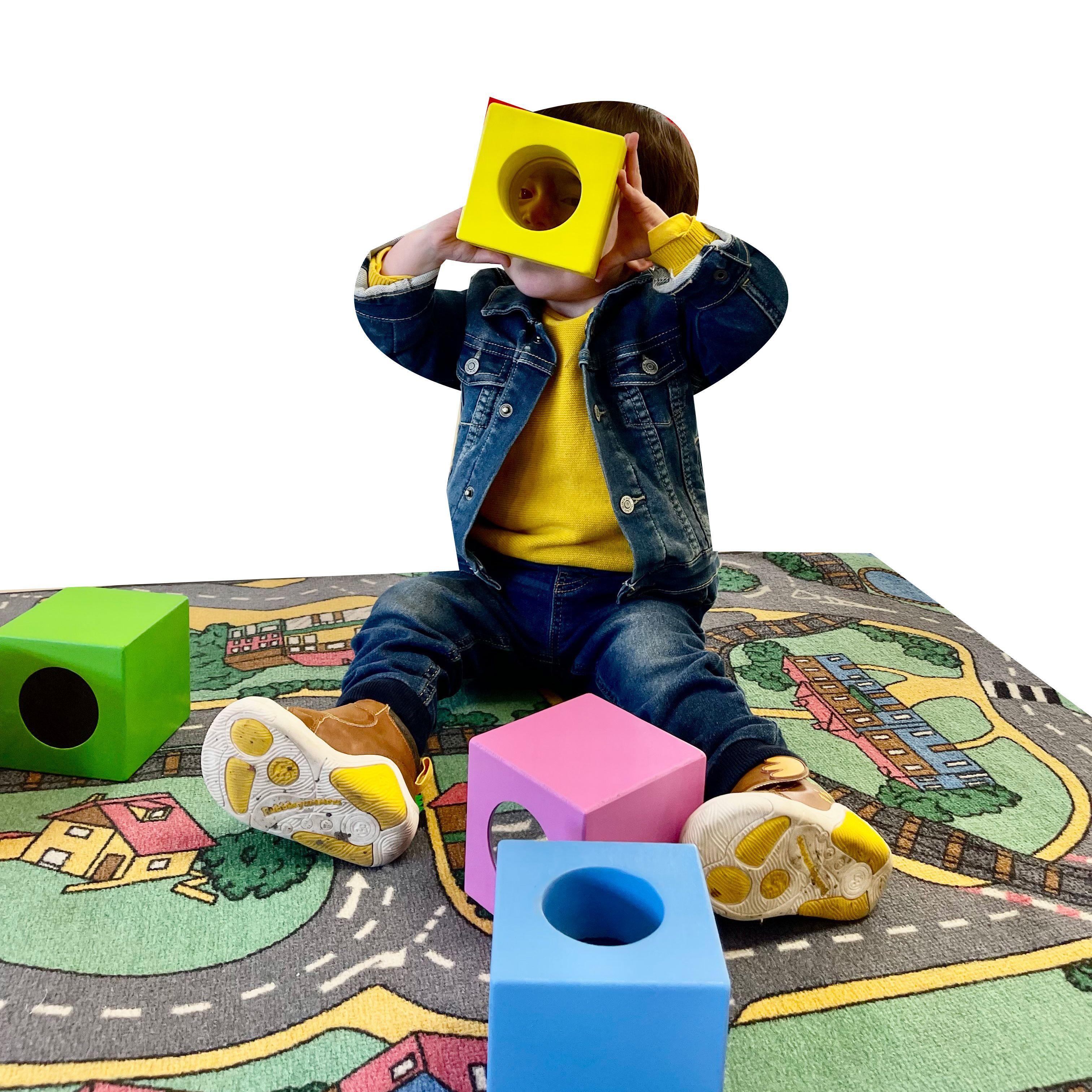 Cubos Sensoriales De Madera-2