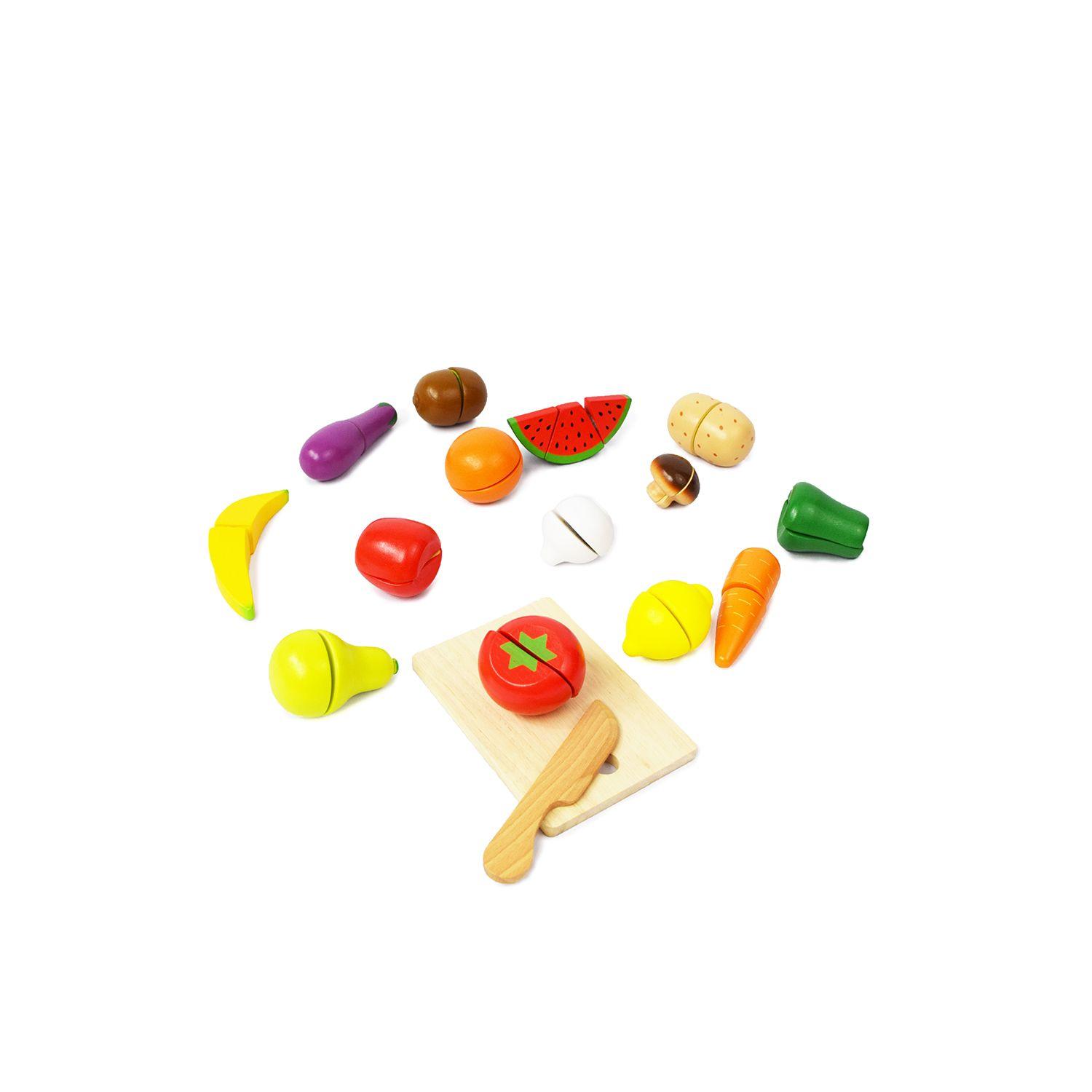 Caja De Frutas Y Verduras De Madera Con Velcro-3