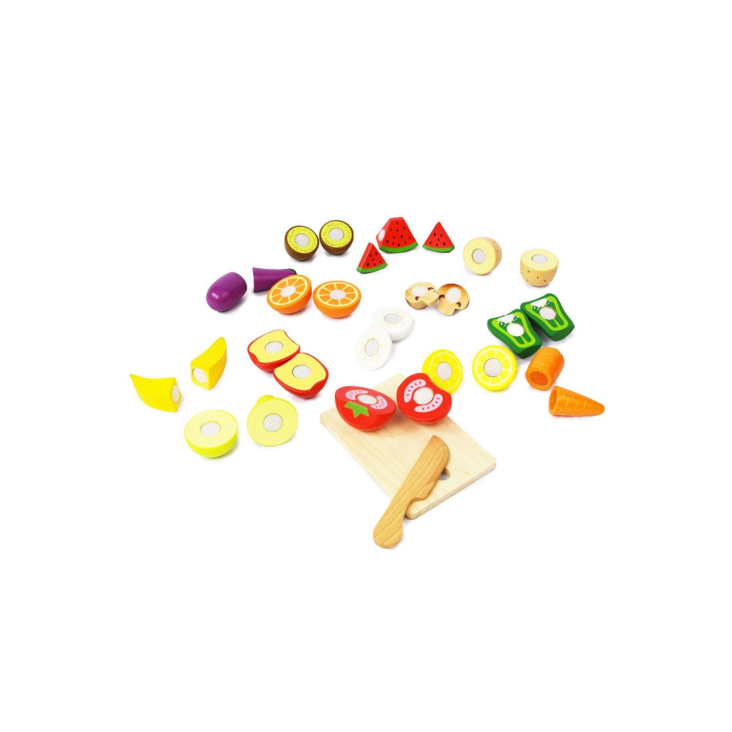 Caja De Frutas Y Verduras De Madera Con Velcro-4