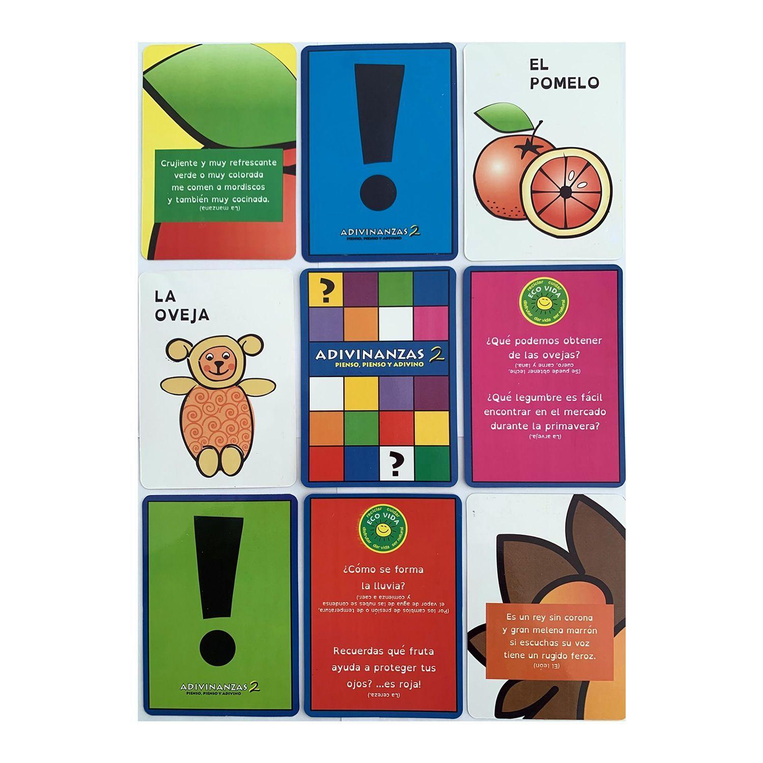 Tarjetas Eco de Adivinanzas y Curiosidades 2-0