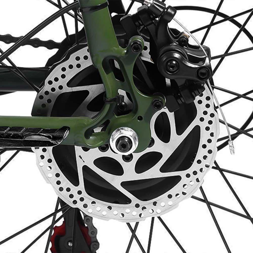 Disco de Freno Bicicleta 160mm 6 Hoyos Cromado-5