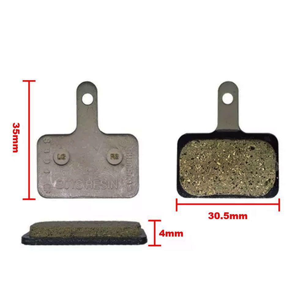Pastillas Shimano Freno de Disco B01S Resina-4
