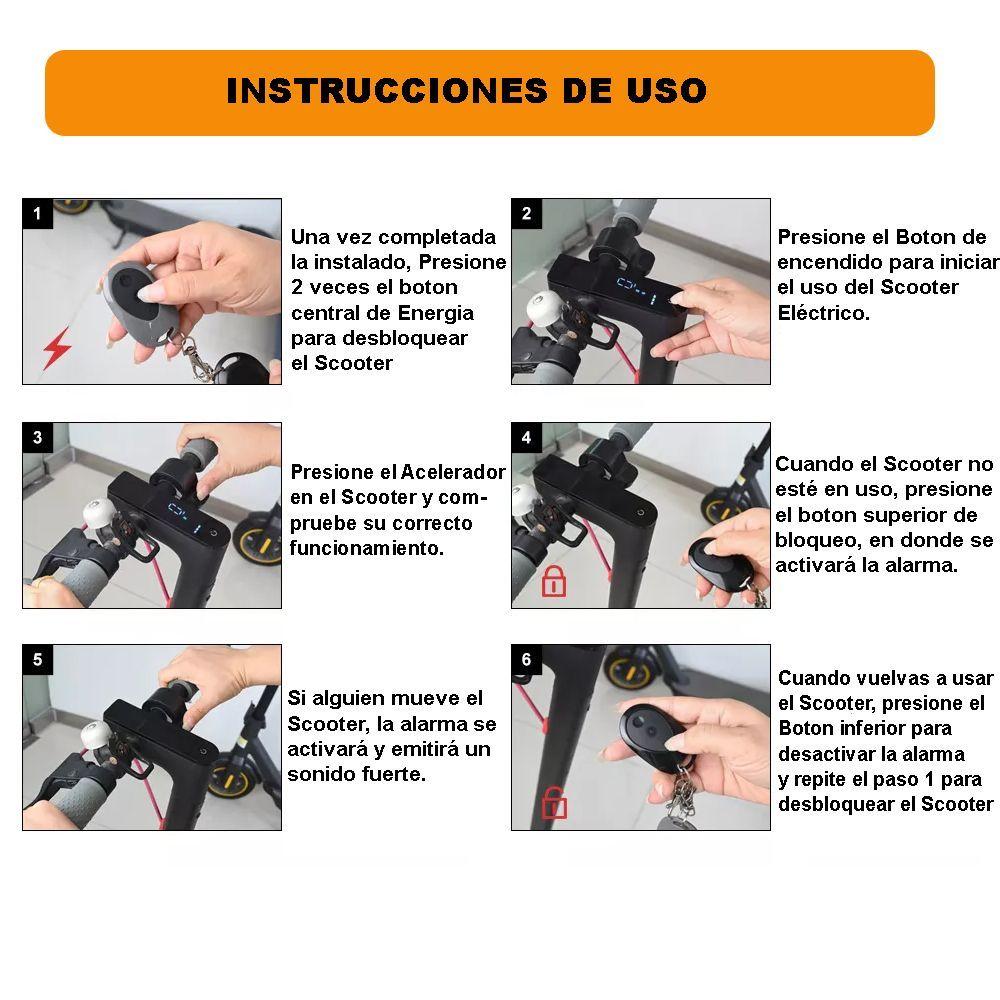 Alarma Antirrobo Scooter Xiaomi y Otros-5