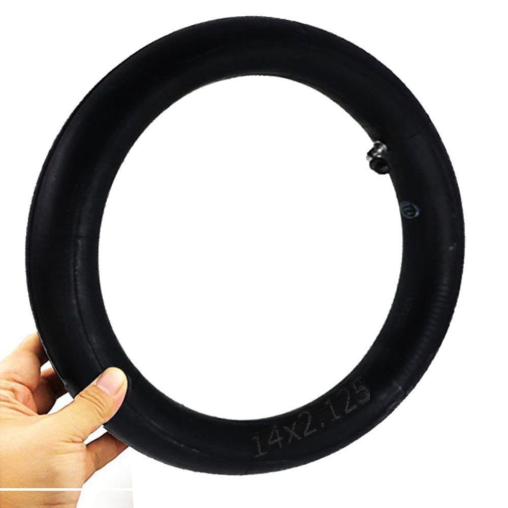 Cámara Aro 14" x 2´125 Válvula Curva 45° Bicicleta Eléctrica-5