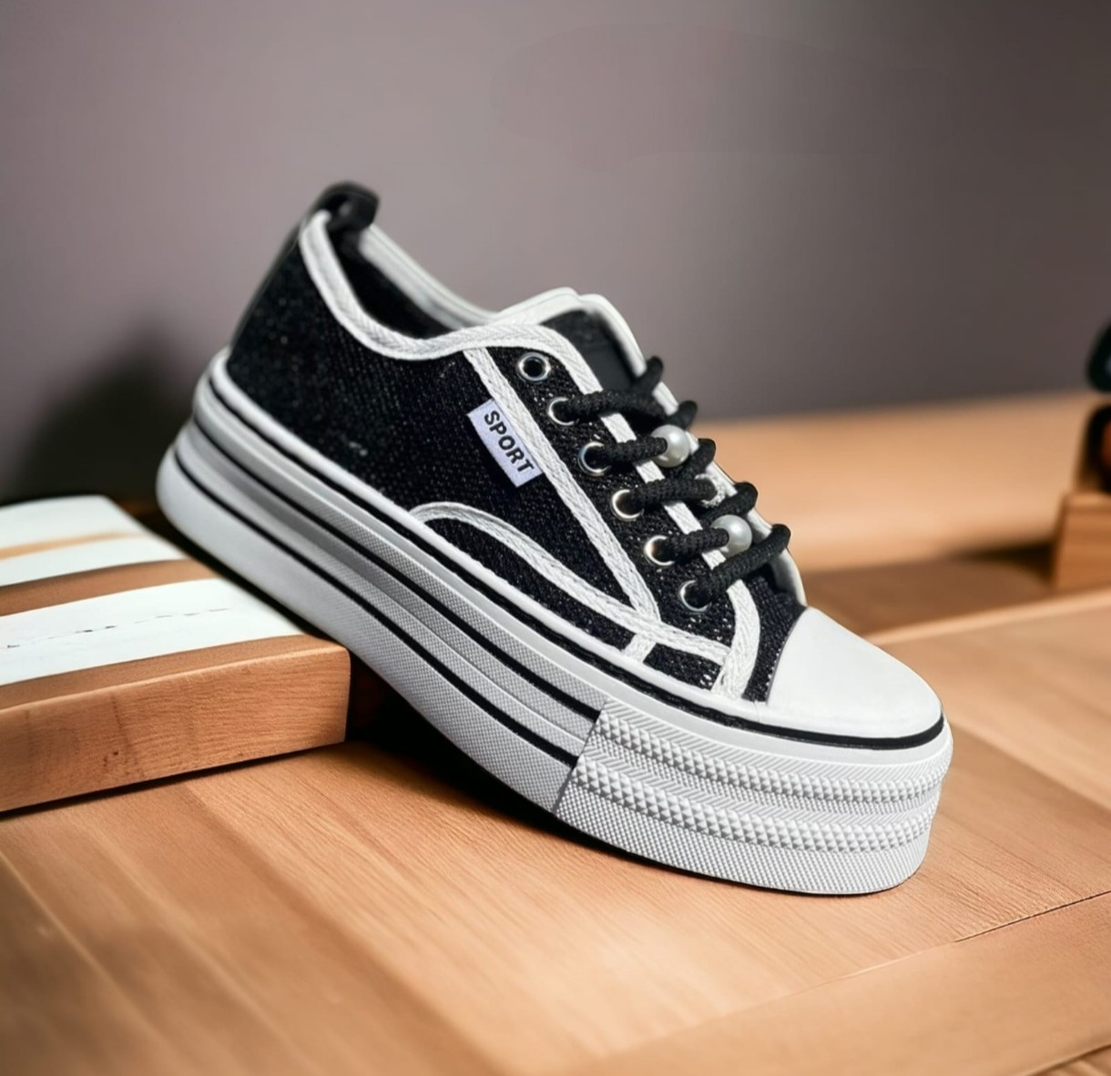 Zapatillas Mujer con Plataforma M623-1