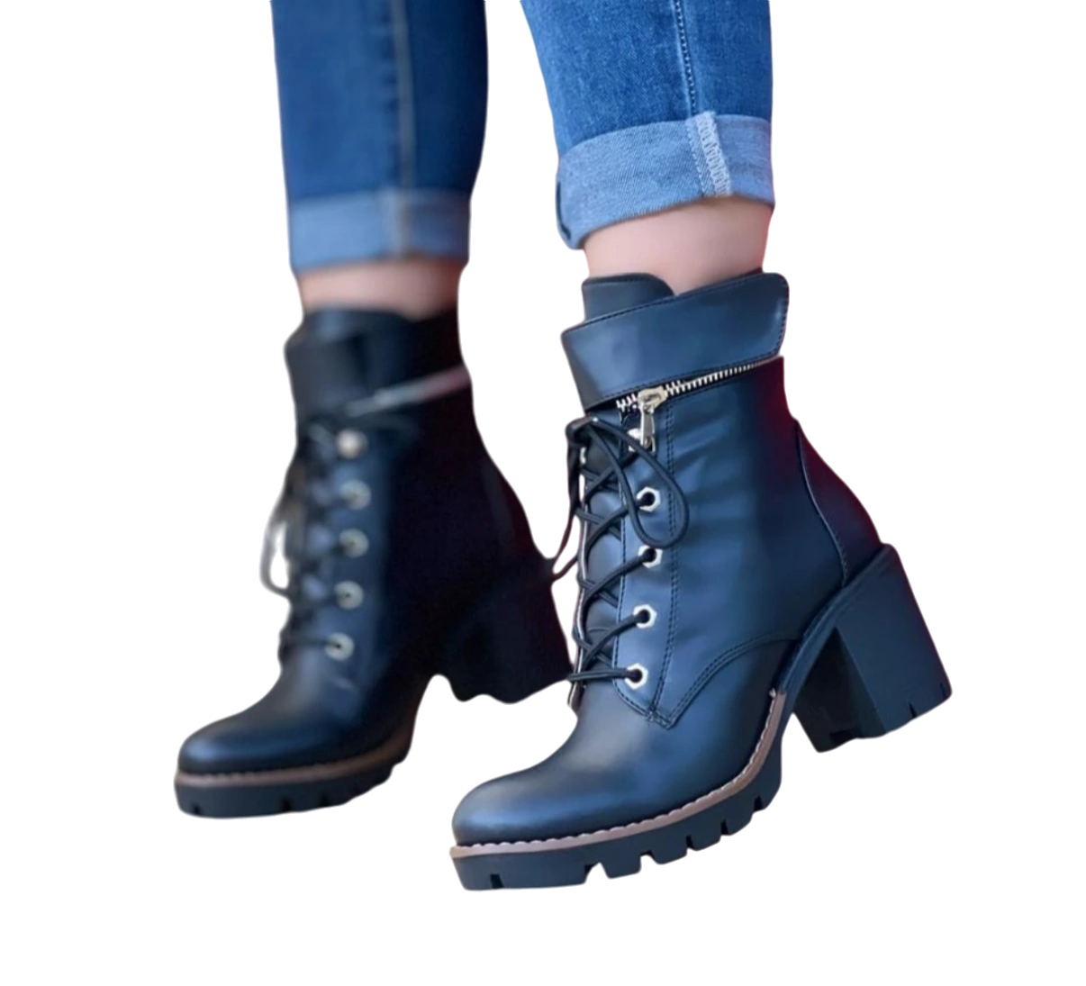 Botin Mujer taco Bajo M386-0