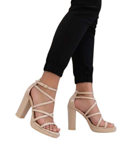 Sandalias Mujer Taco Alto con Plataforma M395-0