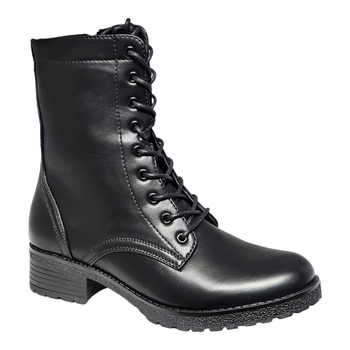 Botin Mujer Negro Taco Bajo  M364-0