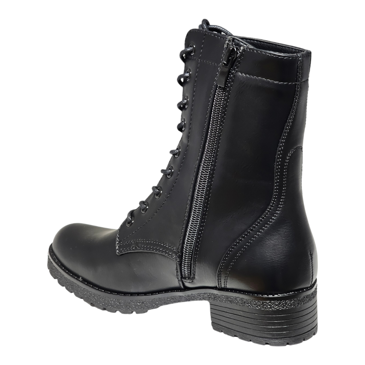 Botin Mujer Negro Taco Bajo  M364-1