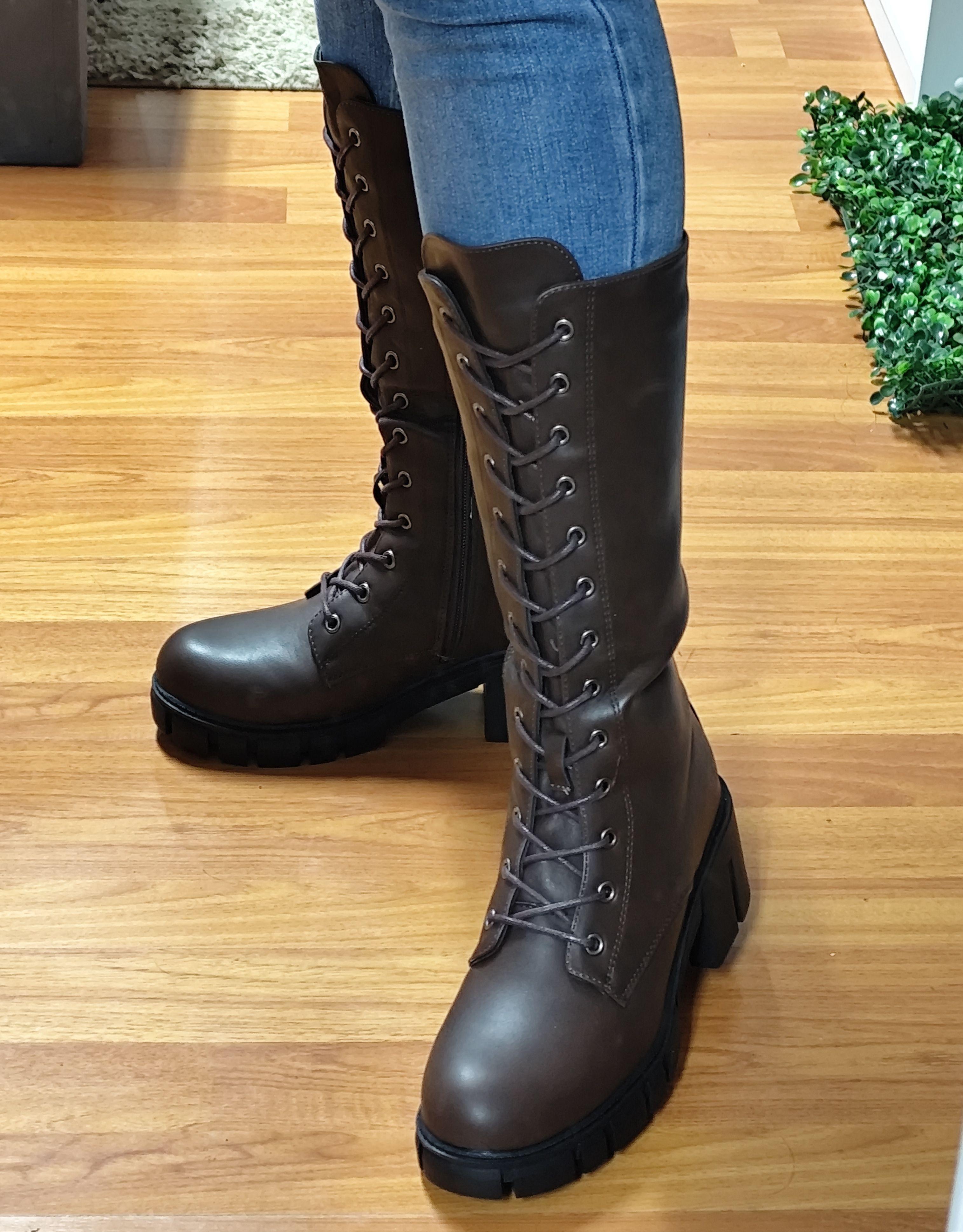 Bota Mujer con Plataforma M489-2