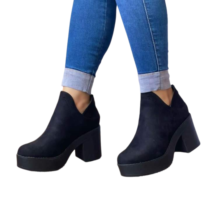 Botin Negro Mujer  M384-0