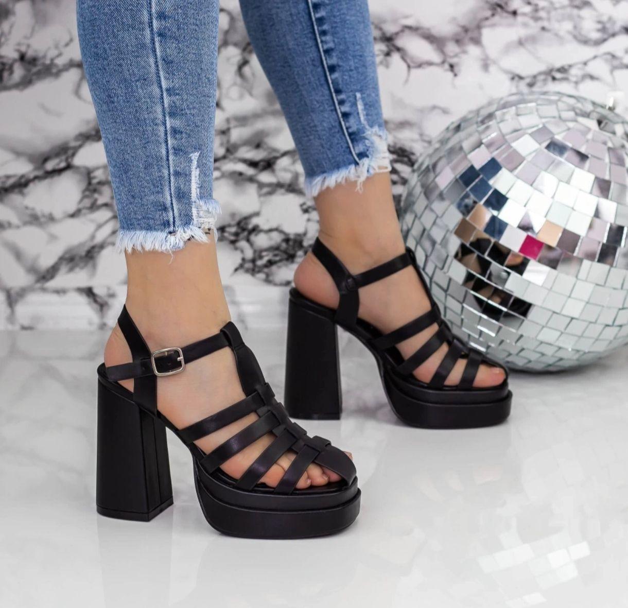 Sandalias Mujer Taco Alto con Plataforma M398-0