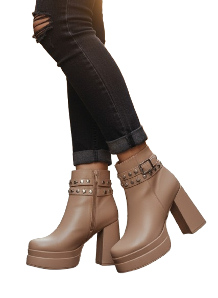 Botin Mujer color Caqui  M347-0