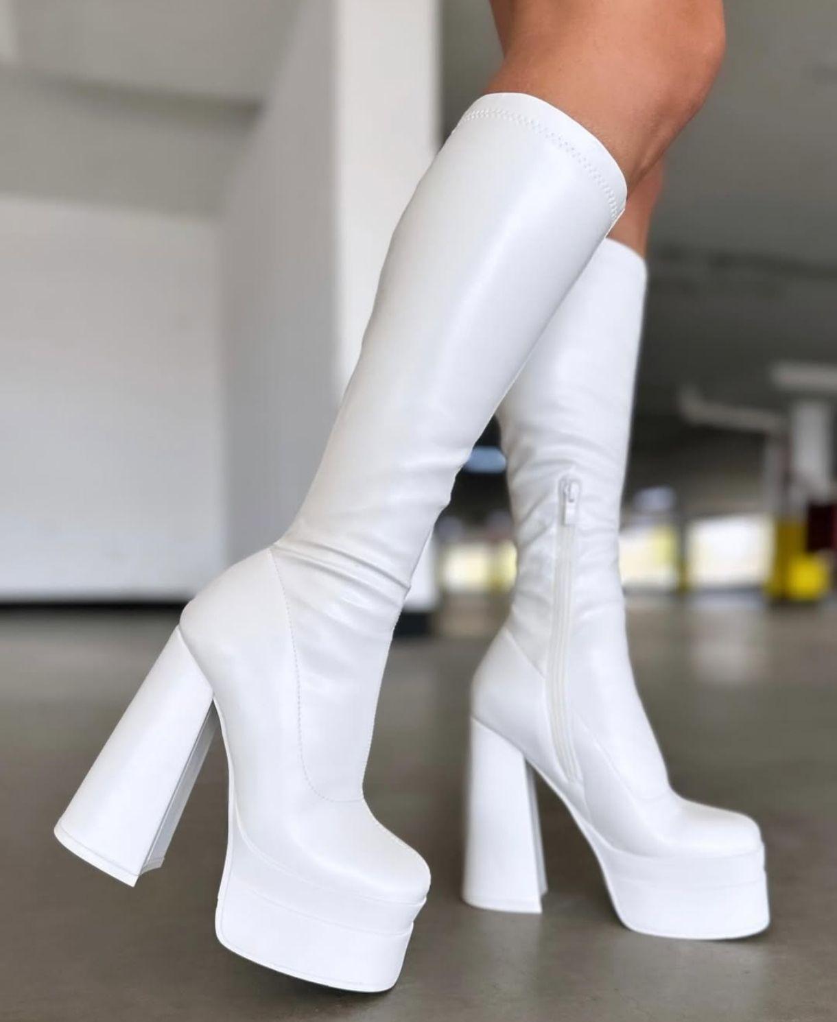 Botas Mujer Taco Alto 13cm. con Plataforma M499-1