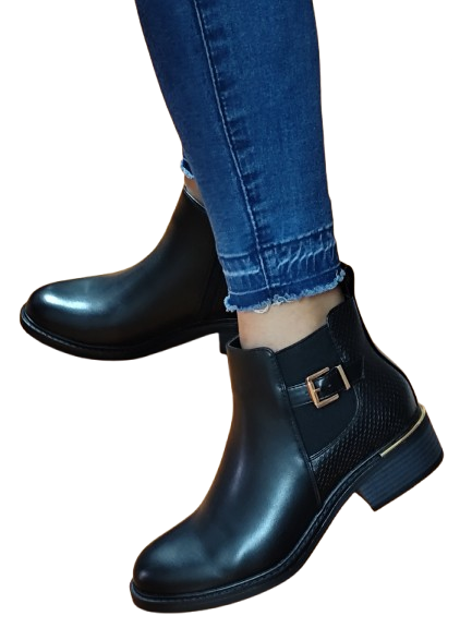 Botin para Dama Taco Bajo M445-0