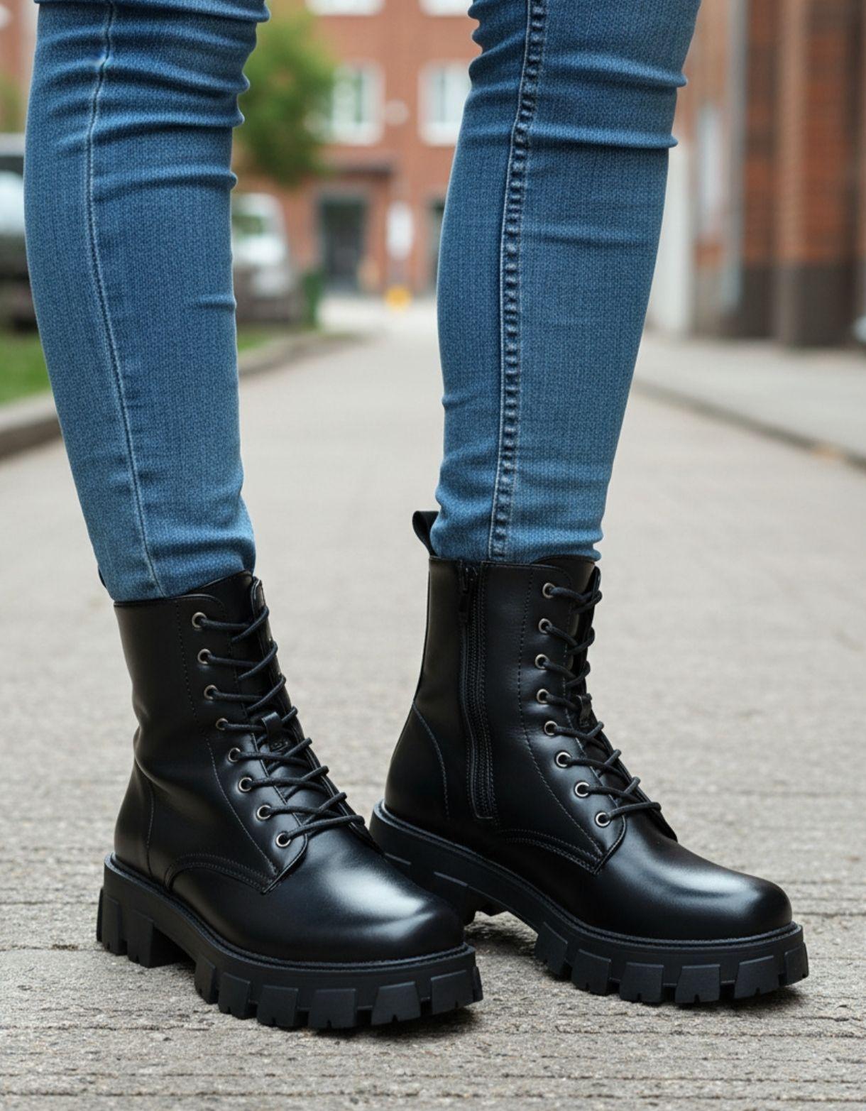 Botín Mujer con plataforma M377-1