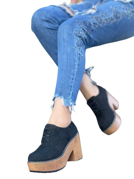 Botin para Dama en Gamuza M389-0