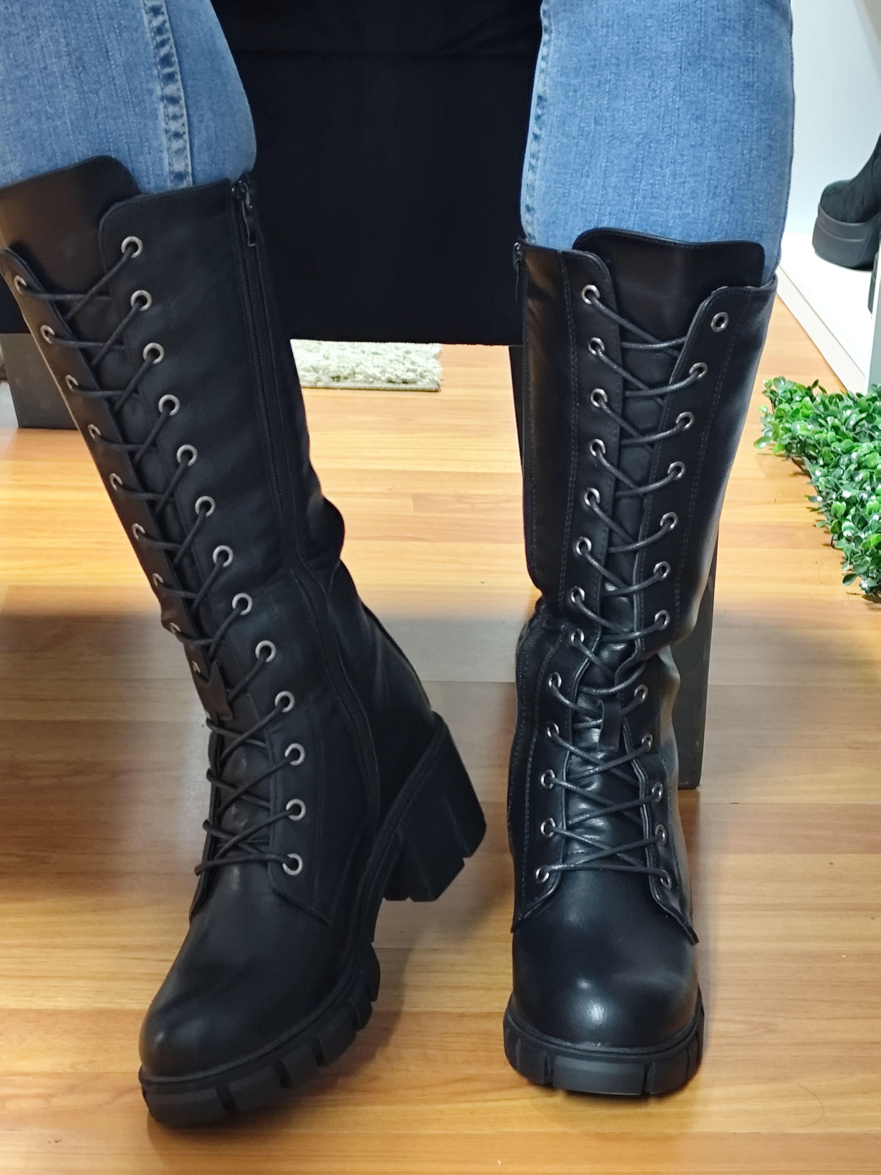 Botas Mujer con Plataforma M490-2