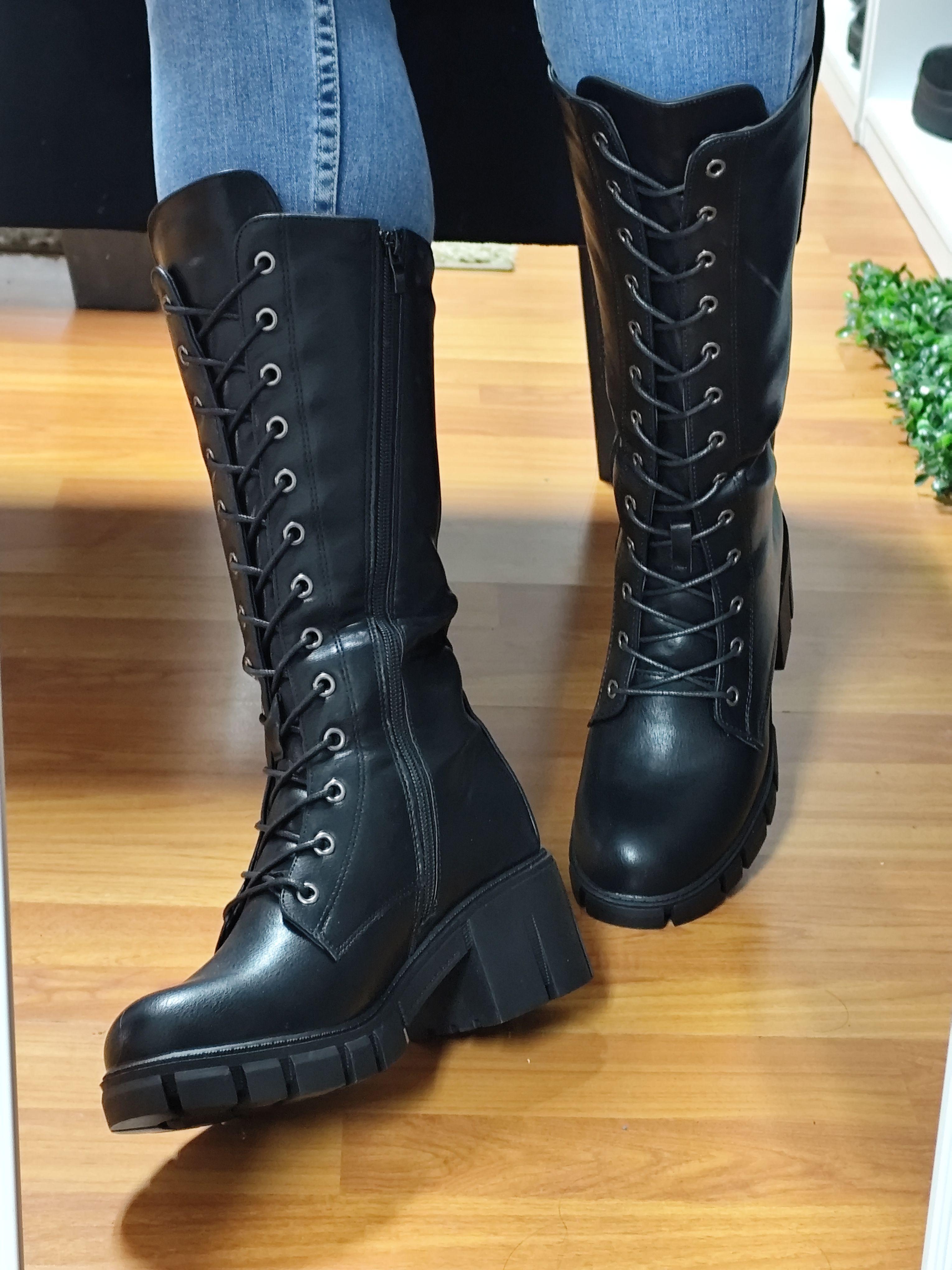 Botas Mujer con Plataforma M490-3