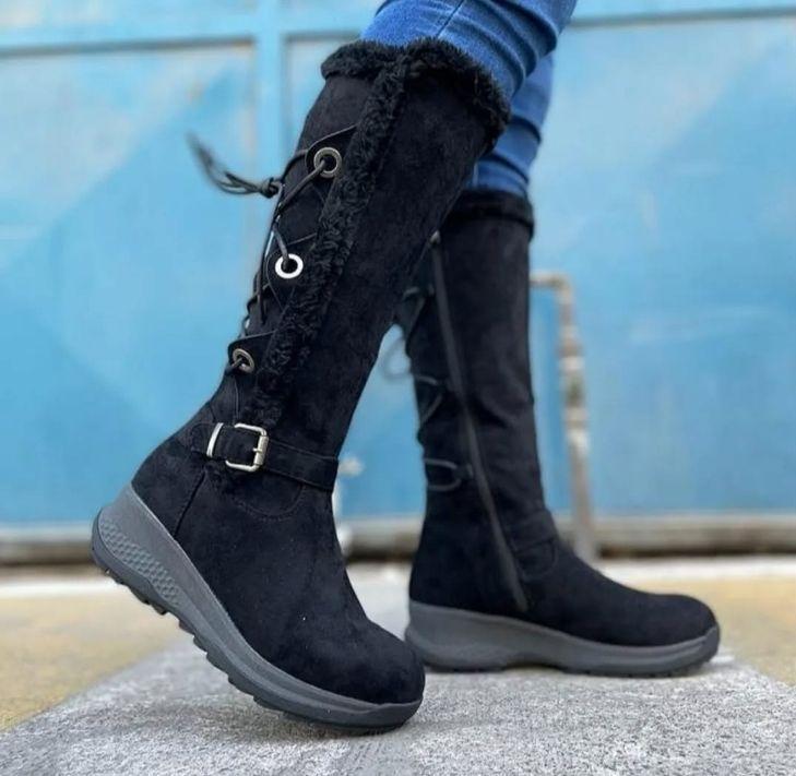 La Bota Invierno Mujer en Gamuza con Chiporro M478-1