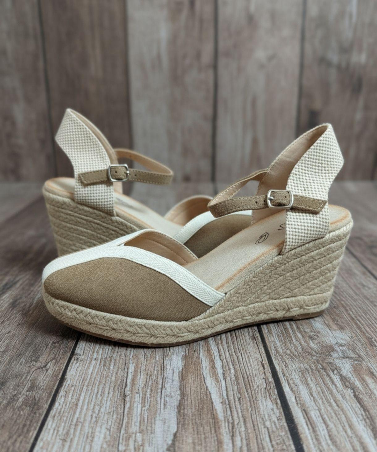Sandalias Cerradas Mujer Con Plataforma M536-1