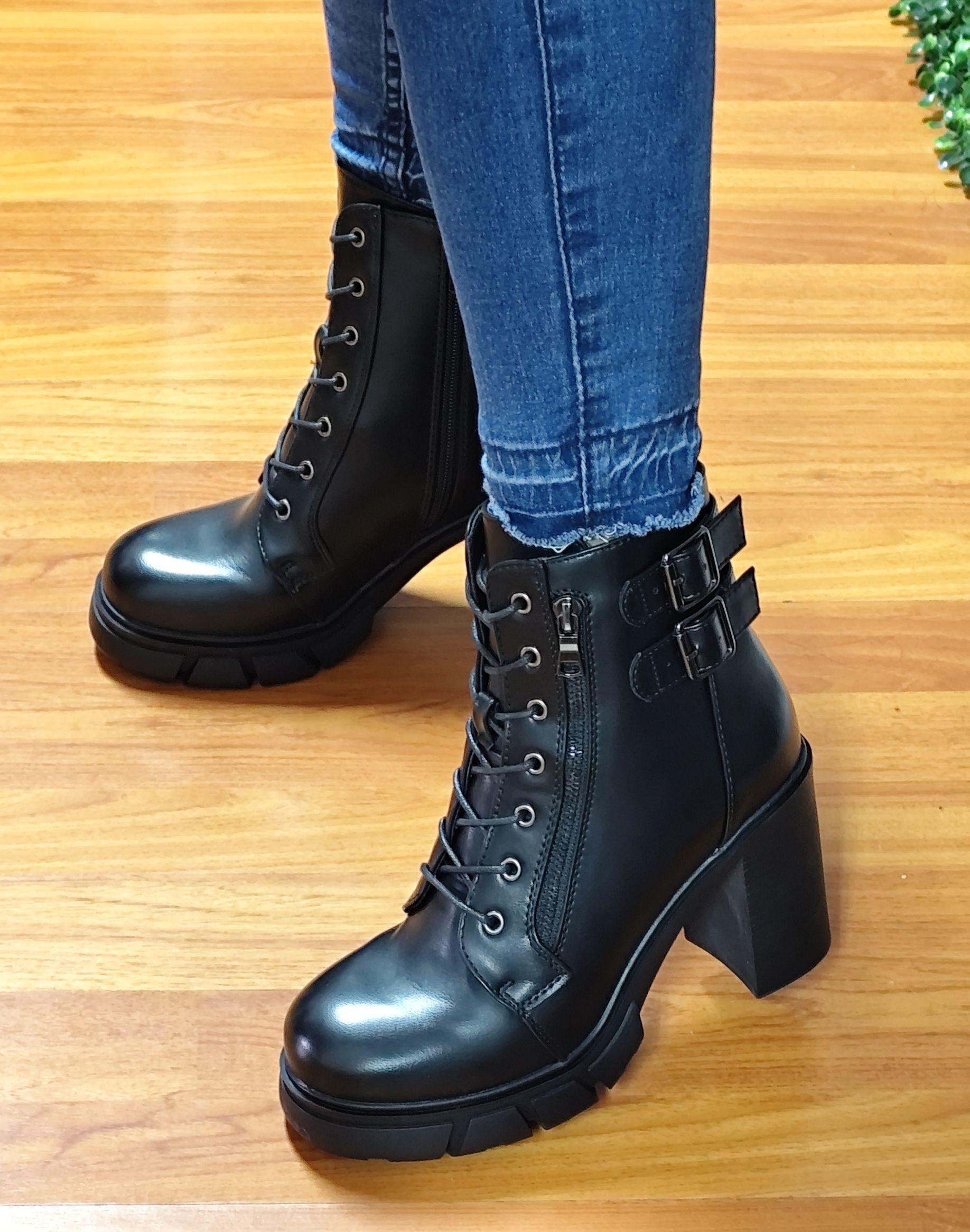 Botin Mujer Taco Medio M452-1