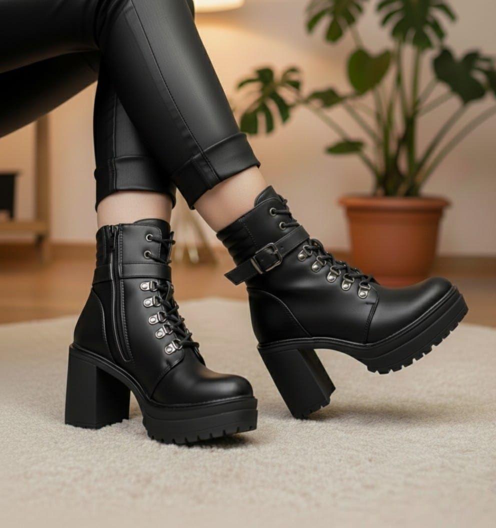 Botin Mujer Taco Medio M583-0