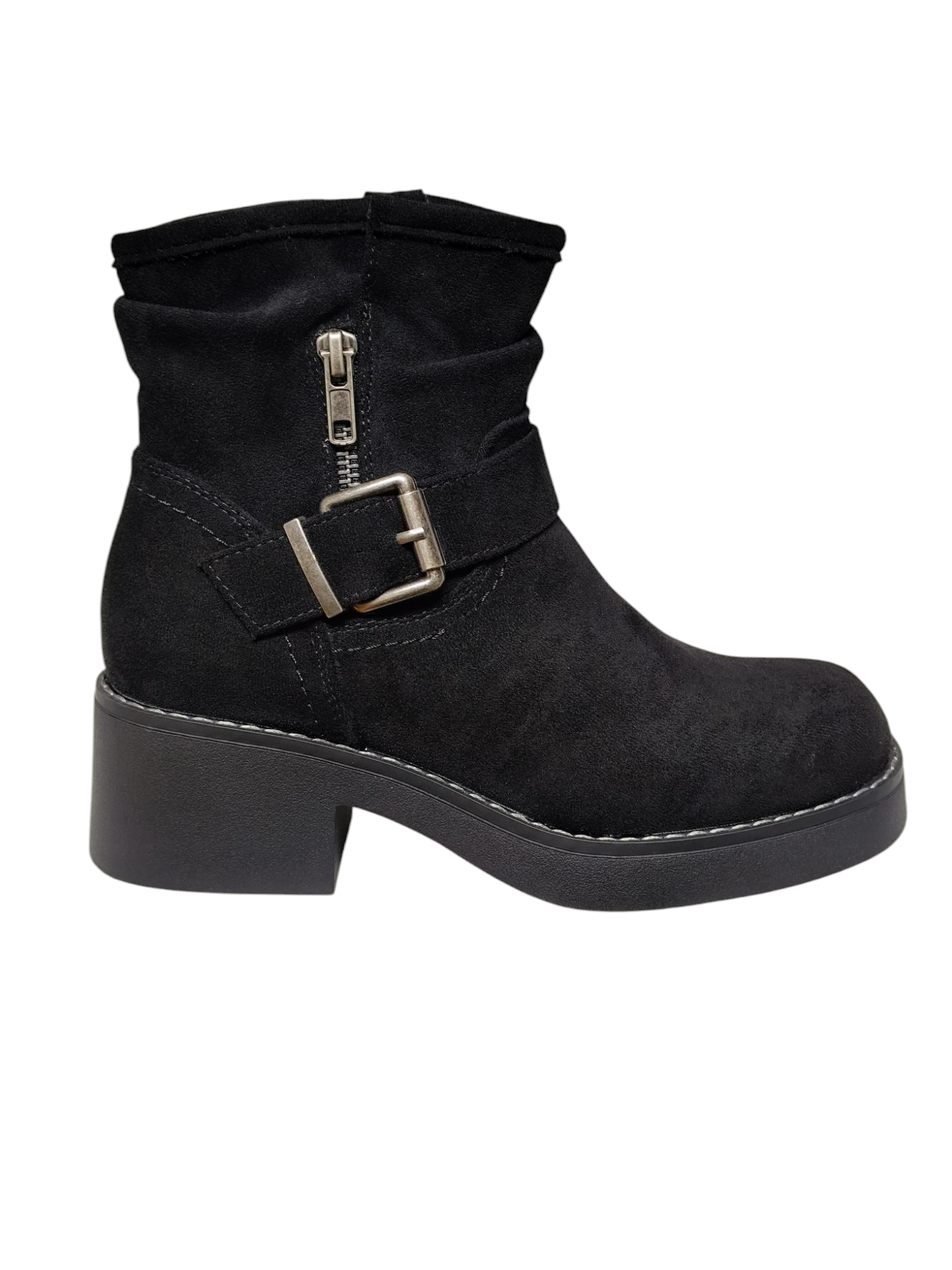 Botin Mujer en  Gamuza Taco Bajo M479-2