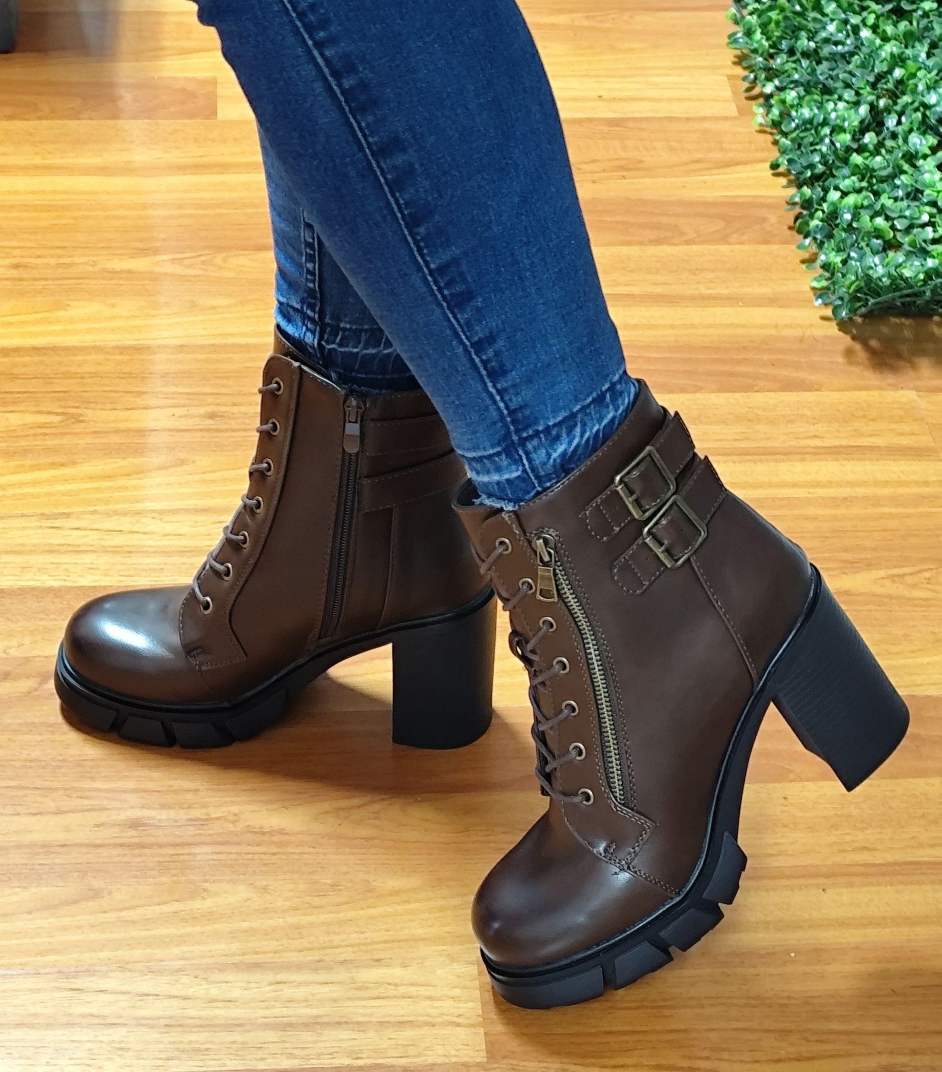 Botin  Mujer Taco Medio   M453-1