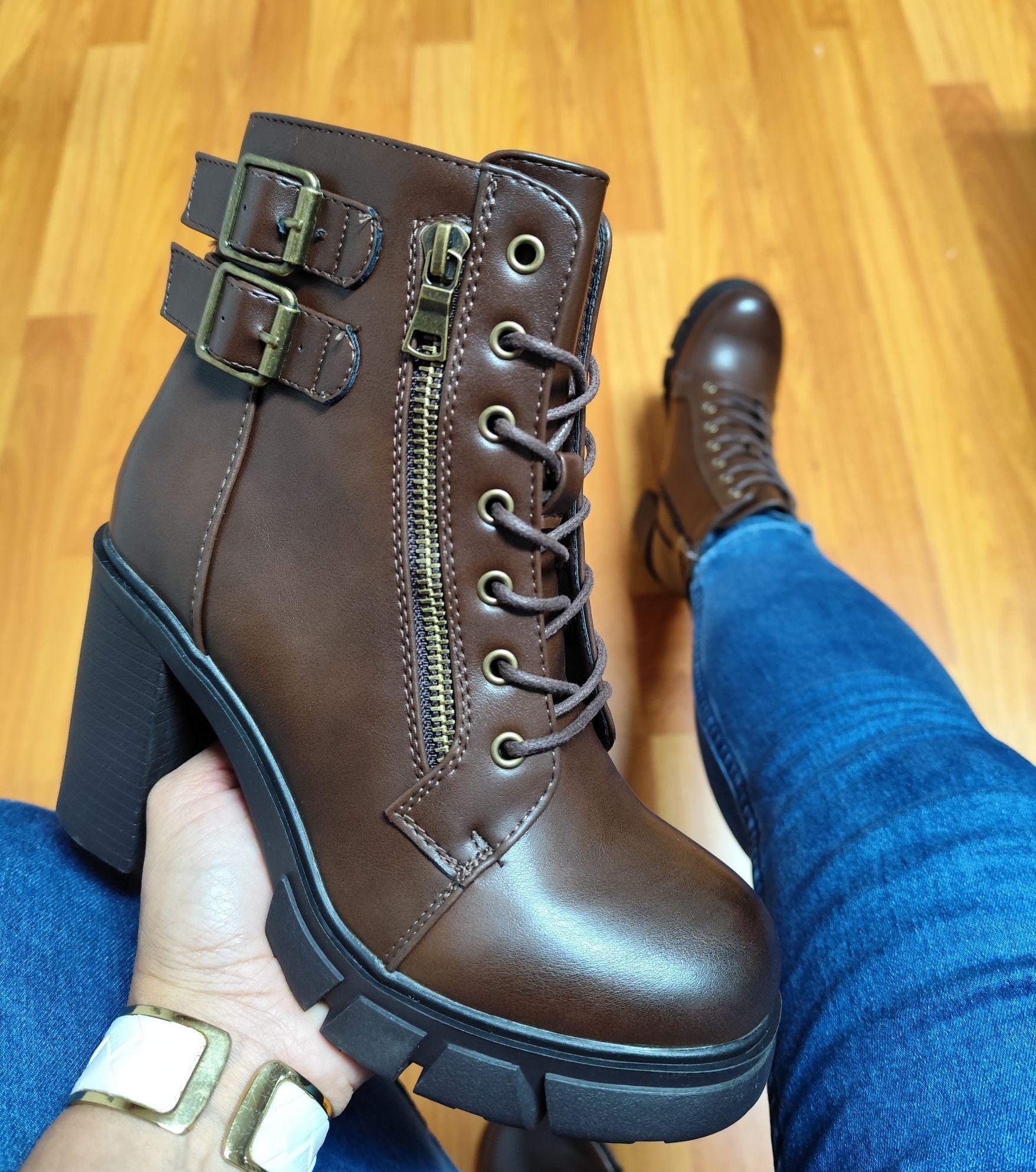 Botin  Mujer Taco Medio   M453-2