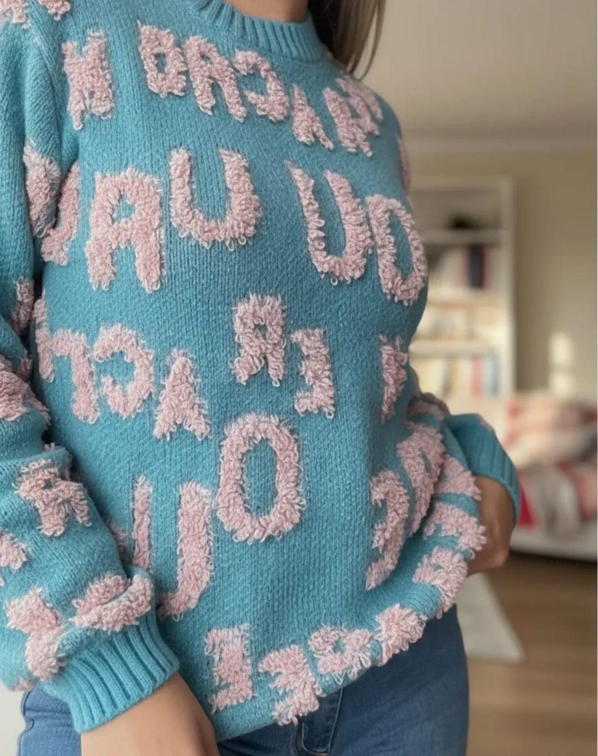 Sweater Mujer  Manga Larga Lanilla-1