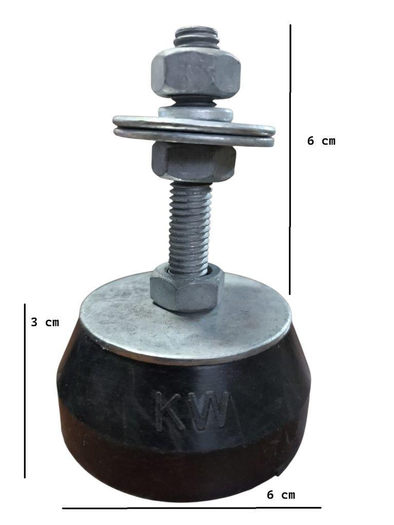 Base Soporte Piso Goma Redondos Antivibraci n PACK 4 PCS-3