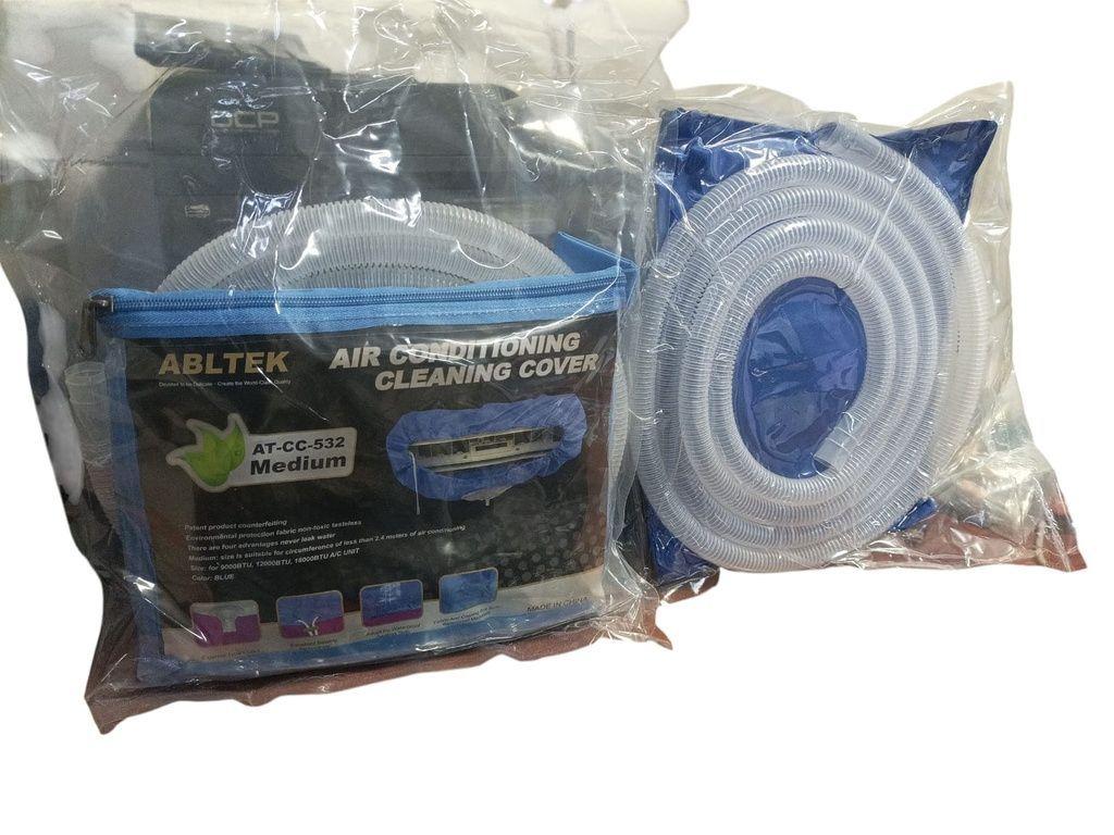 Kit Mantención Aires Acondicionados, Liquidos 1l Y Bolsa-2