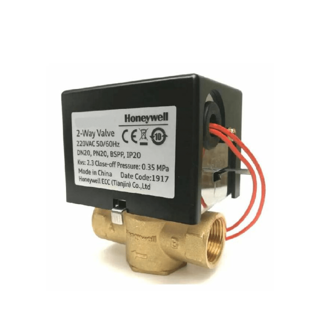 VALVULA HONEYWELL FAN COIL 2 VIAS 1/2 PULGADA - BSPP 2 cables-0