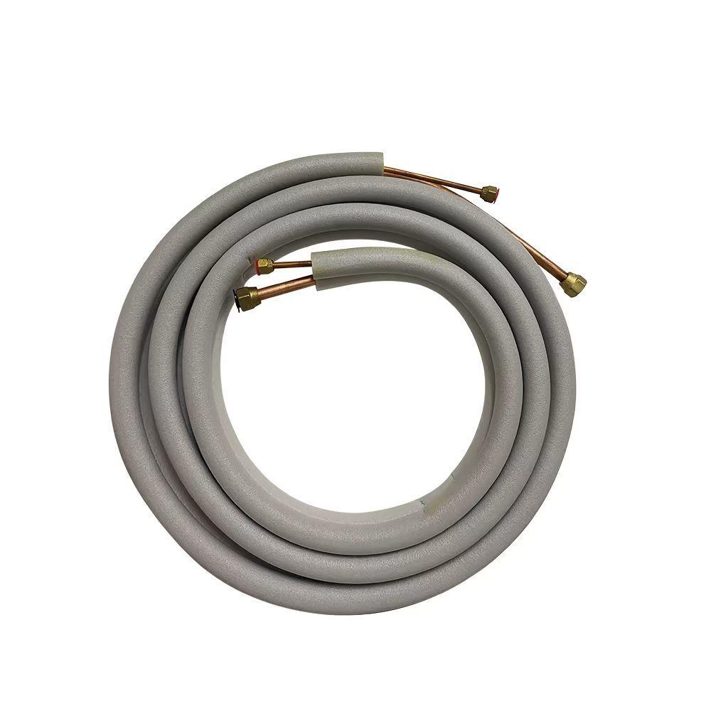 Kit Cañerias de Refrigeracion 3/8 Y 5/8 5MT C/Tuercas Aislación 0.8MM-0