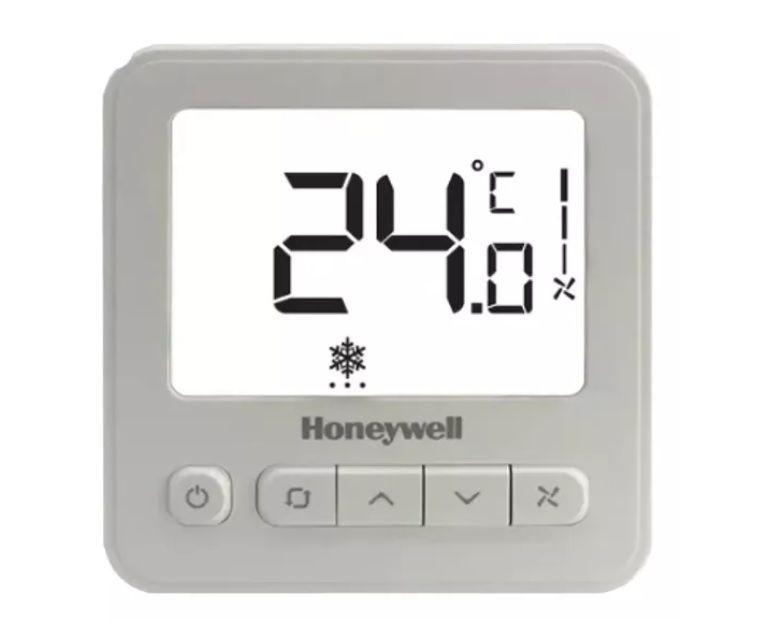 KIT TERMOSTATO DIGITAL CONFIGURABLE HONEYWELL FAN COIL. INCLUYE PLACA MURO-0