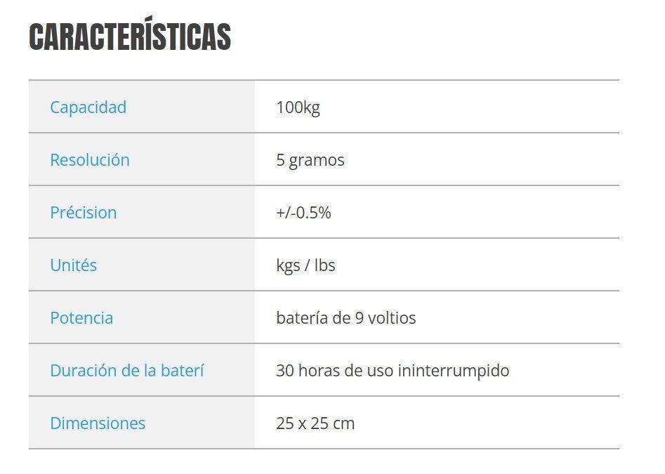Báscula Pesa para gas Refrigerante 100kgs JAVAC-5