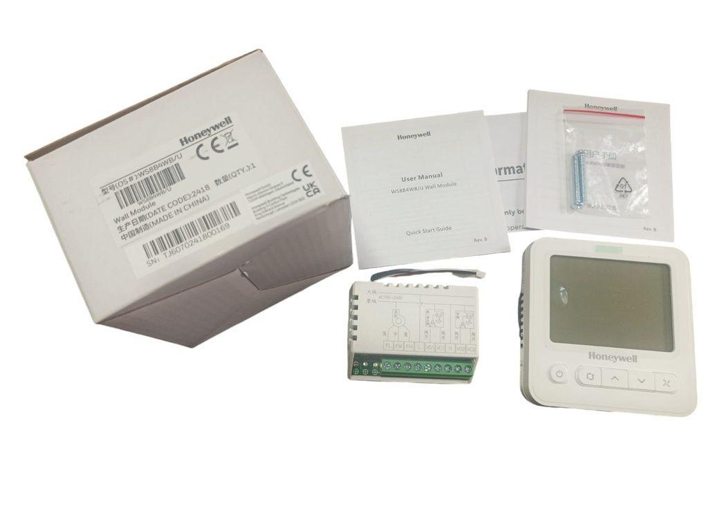 TERMOSTATO AMBIENTE FANCOIL 2/4 pines DIGITAL HONEYWELL 220 V-1