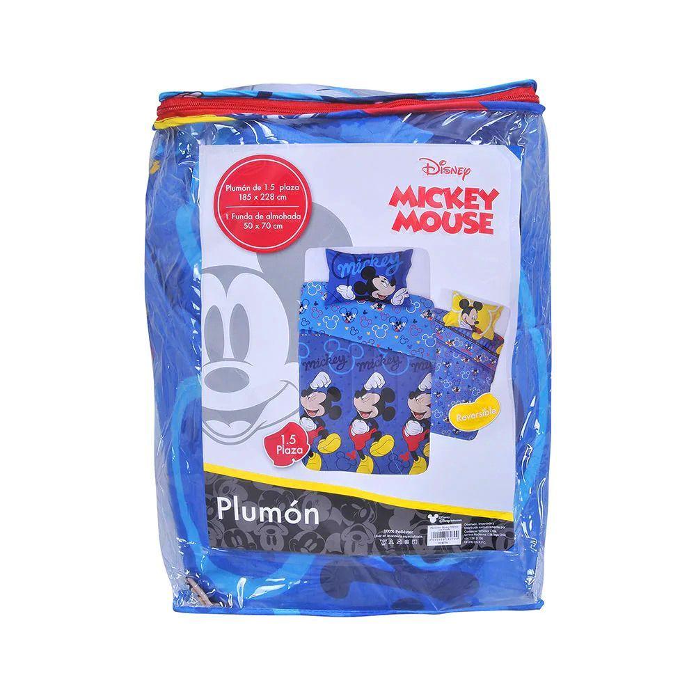 Plumón Reversible Mickey 1.5 Plazas Infantil Niños-3