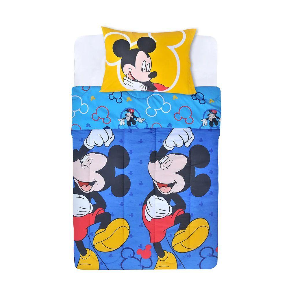 Plumón Reversible Mickey 1.5 Plazas Infantil Niños-2