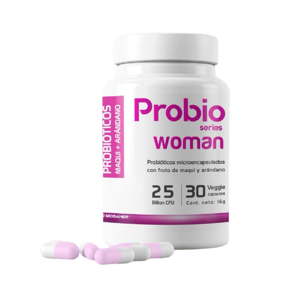 Probiótico 25 Billones Woman, 3 Frascos, 90 Cápsulas-1