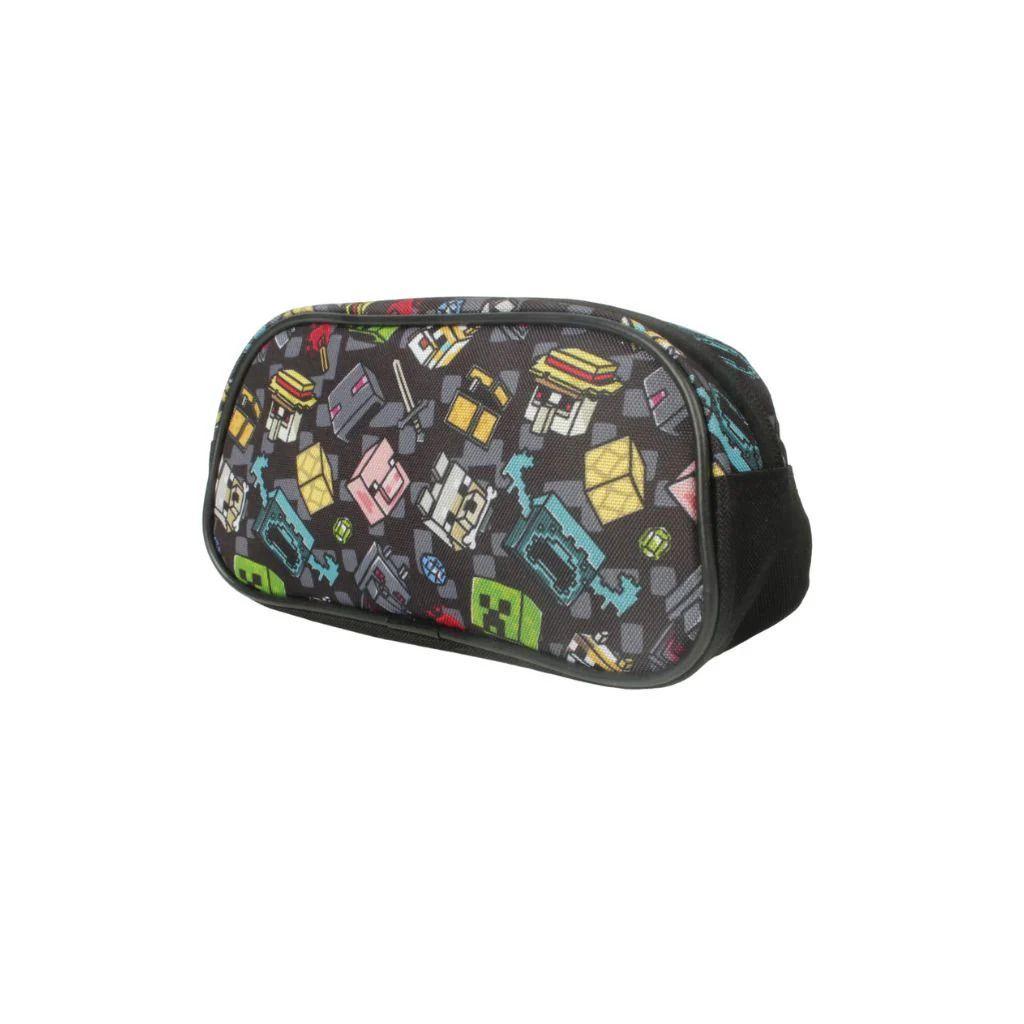 Pack Mochila Escolar Minecraft + Lonchera + Estuche-6