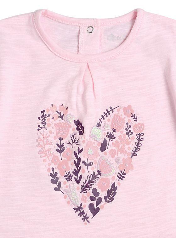 Polera Manga Larga Bebé Niña con Estampado-1