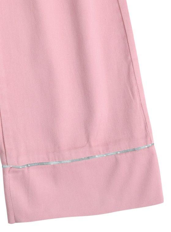 Pantalón Ancho Gabardina Niña con Calce Palazzo-2