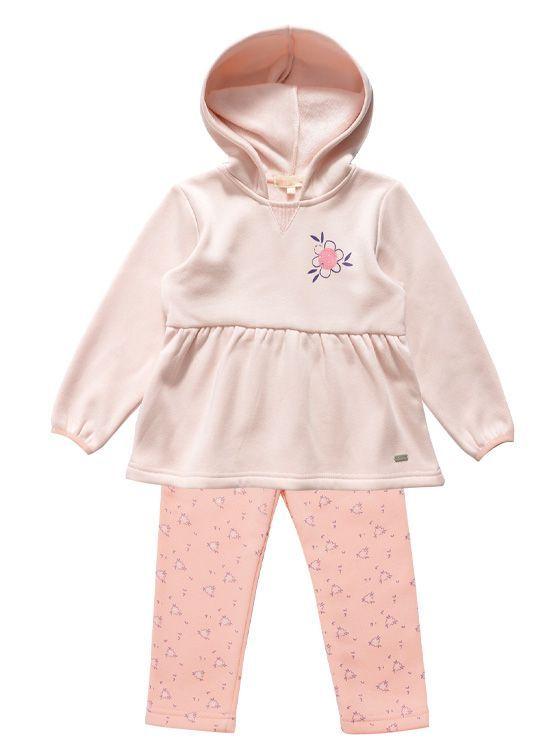 Conjunto Polerón y Calza Interior Peludo Bebé Niña-1