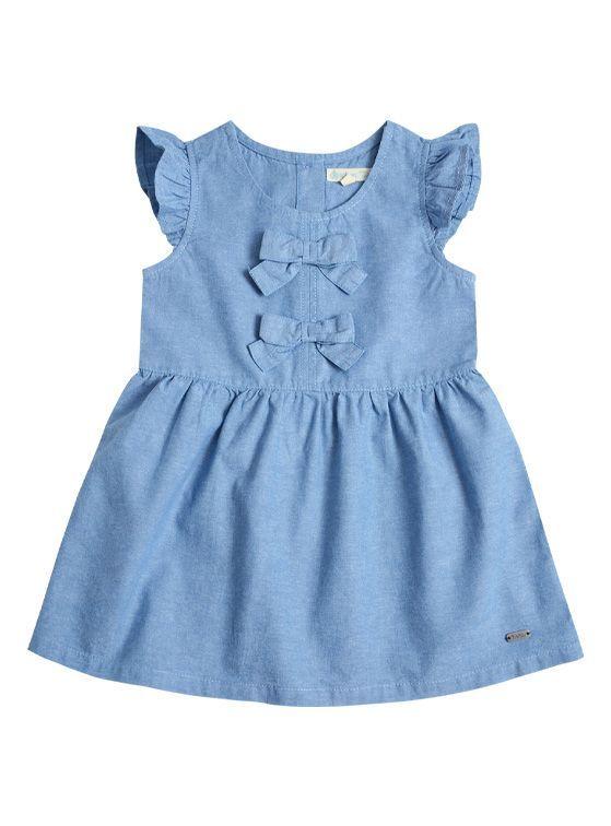 Vestido Mezclilla Liviana Bebé Niña-1