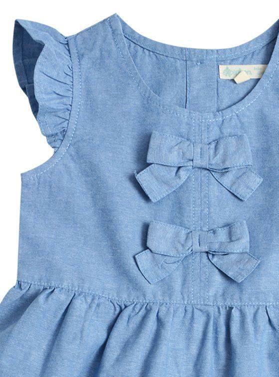 Vestido Mezclilla Liviana Bebé Niña-2