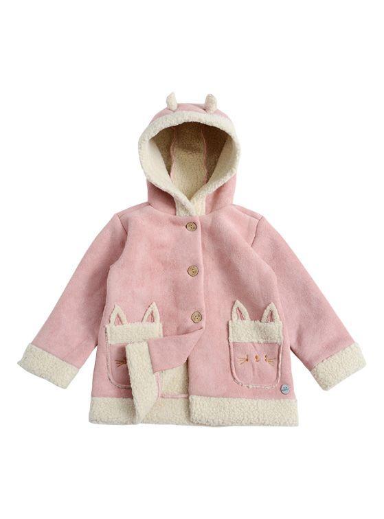 Chaqueta Tipo Gamuza Interior Chiporro Bebé Niña-0