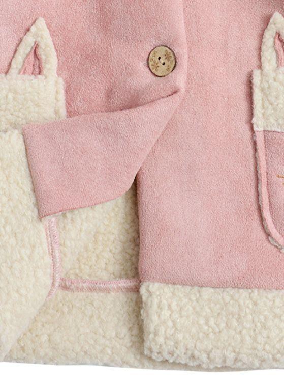 Chaqueta Tipo Gamuza Interior Chiporro Bebé Niña-3